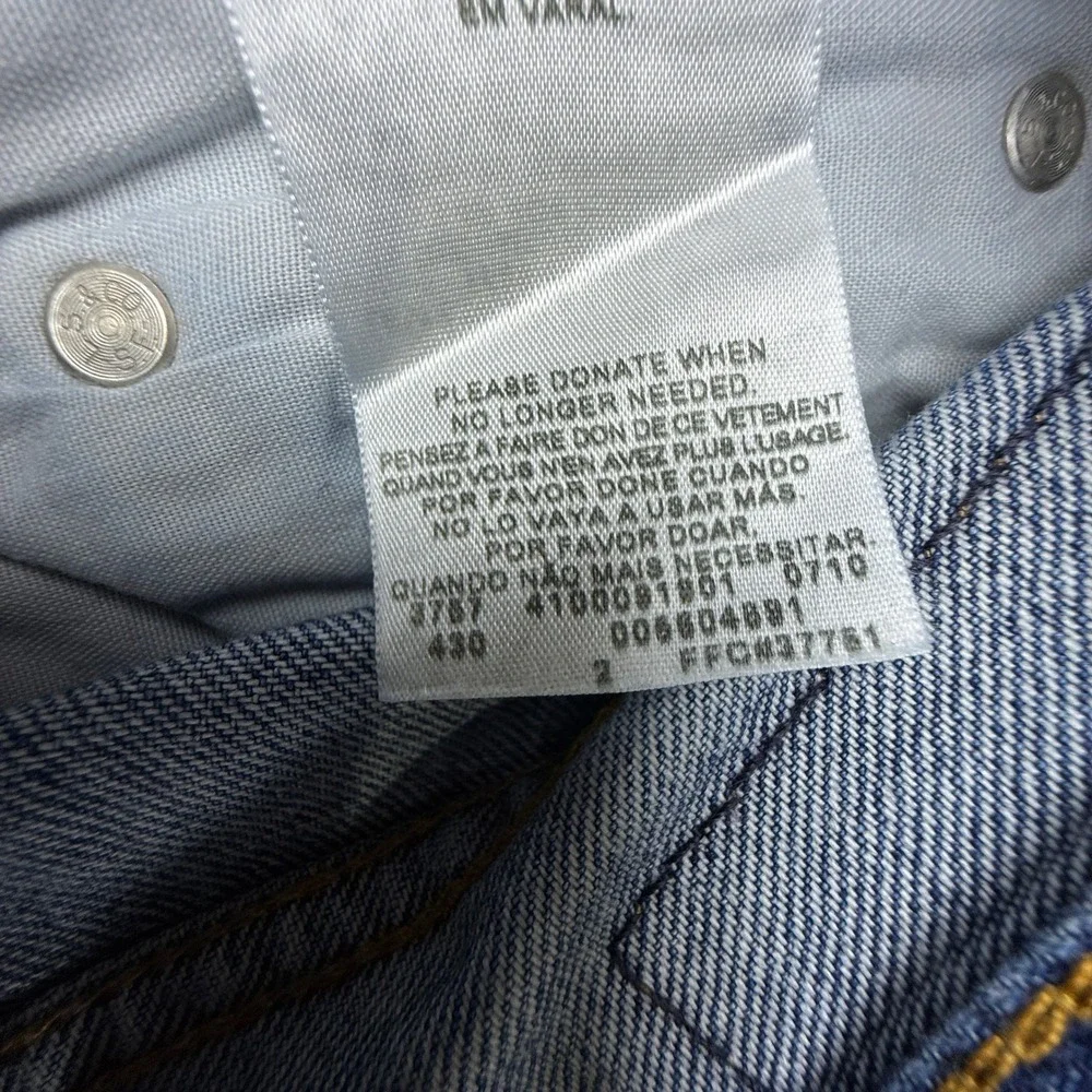 Vintage Levis 560 Loose Fit Tapered Leg Jeans Mens 36x34 Blue Denim NWT NOS